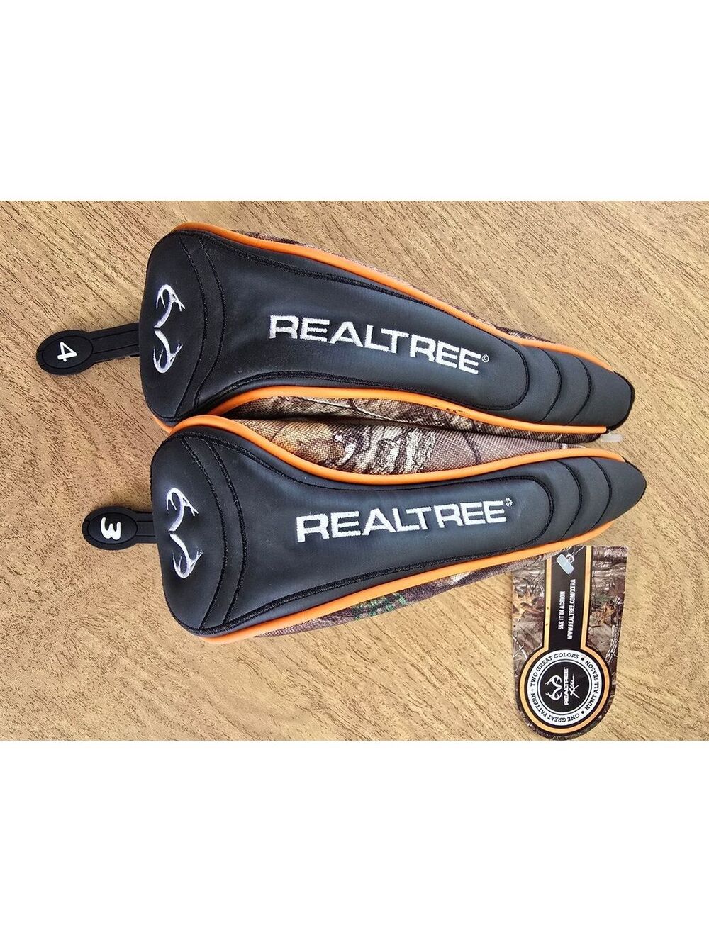 Set of 2 Realtree Xtra Camo Golf Club Headcovers Set - Sizes 3 & 4 Camo pattern